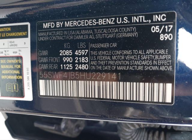 2017 MERCEDES-BENZ C 300 for Sale