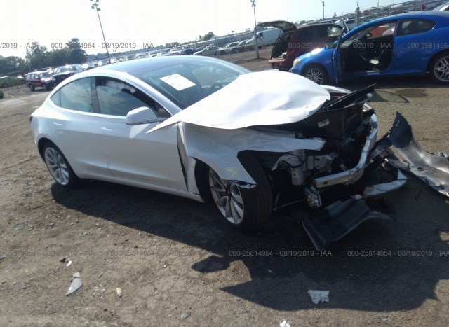 Salvage Car Tesla Model 3 2019 White For Sale In Fredericksburg Va