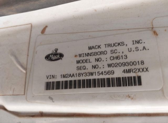 2003 MACK CH613 for Sale
