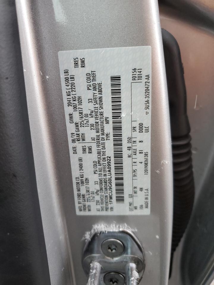 2020 FORD ESCAPE for Sale