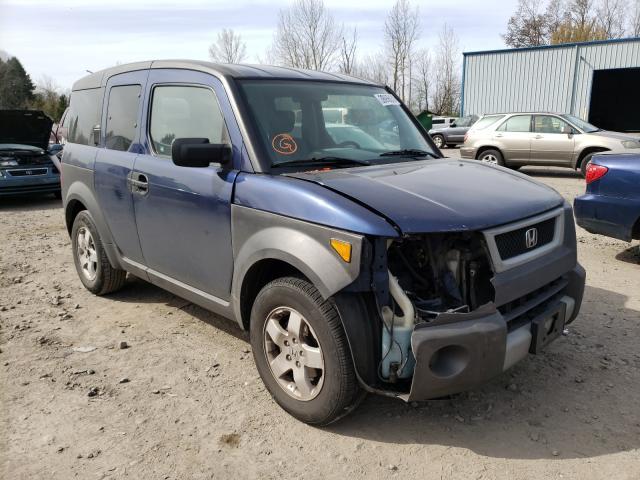 Salvage Car Honda Element 2003 Blue For Sale In Portland Or Online Auction 5j6yh28503l004232