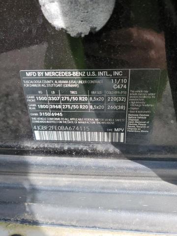 2011 MERCEDES-BENZ GL 350 BLUETEC for Sale