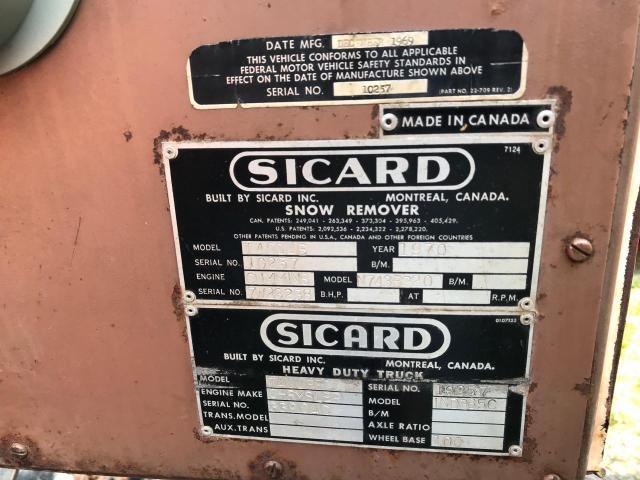 Other Sicard T400fr Snowblower for Sale
