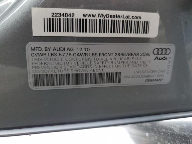 2011 AUDI A8 QUATTRO for Sale