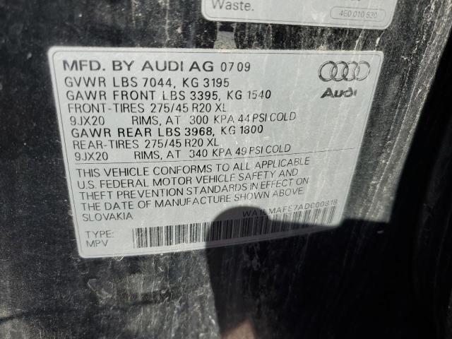 2010 AUDI Q7 PREMIUM PLUS for Sale