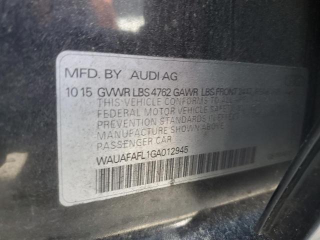2016 AUDI A4 PREMIUM S-LINE for Sale