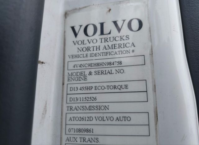 2017 VOLVO VNL for Sale
