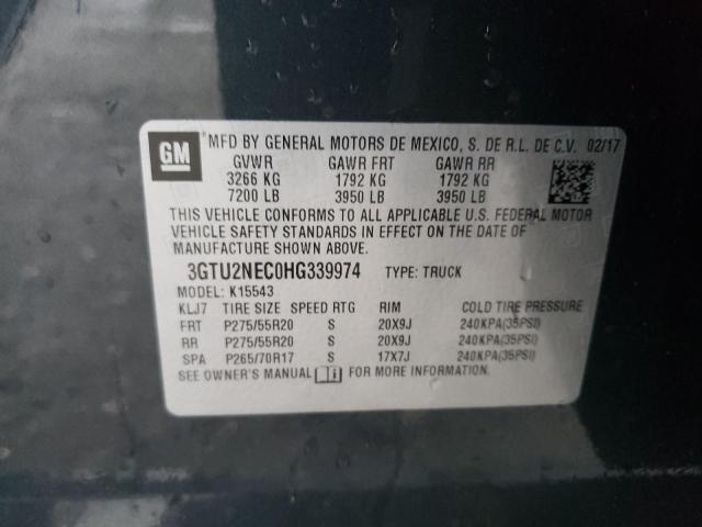 2017 GMC SIERRA K1500 SLT for Sale