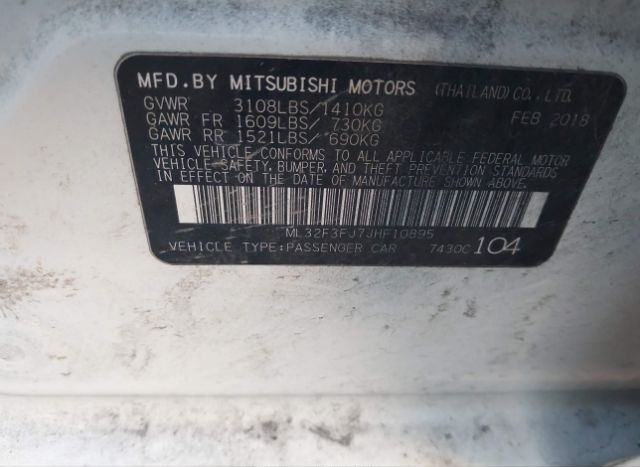 2018 MITSUBISHI MIRAGE G4 for Sale