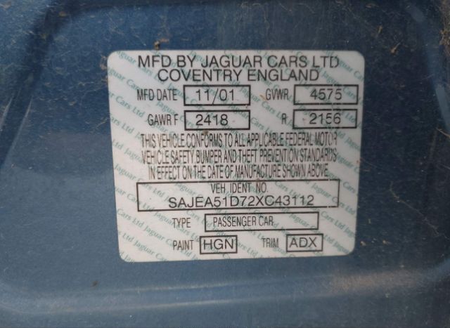 2002 JAGUAR X-TYPE for Sale
