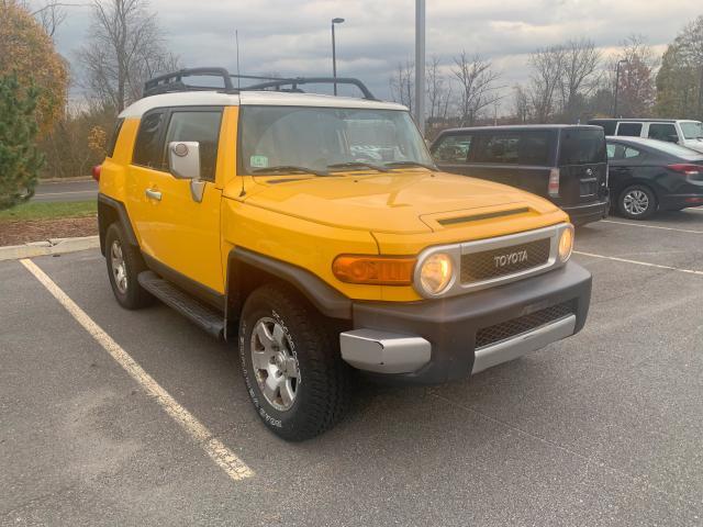 Salvage Car Toyota Fj Cruiser 2007 Yellow For Sale In Candia Nh