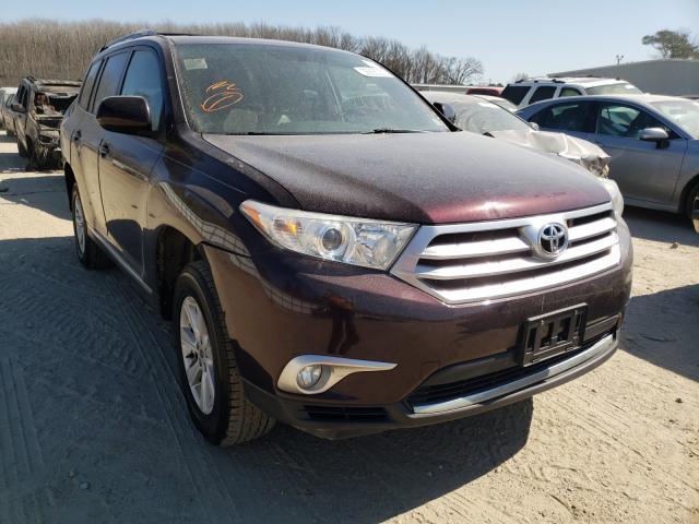Auction Ended: Used Car Toyota Highlander 2012 Burgundy is Sold in ...