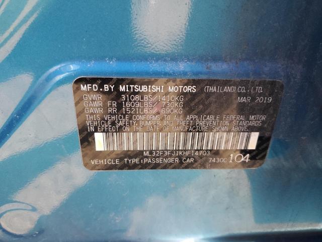 2019 MITSUBISHI MIRAGE G4 ES for Sale