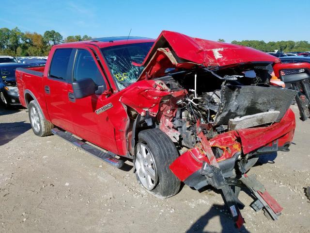 Salvage Car Ford F150 2008 Red For Sale In Houston Tx Online