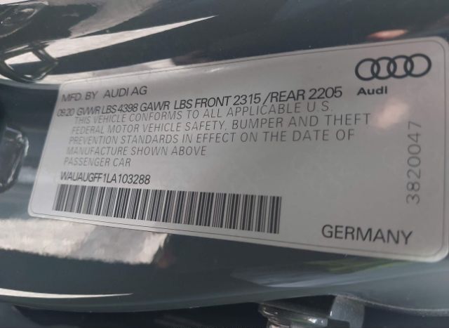 2020 AUDI A3 for Sale