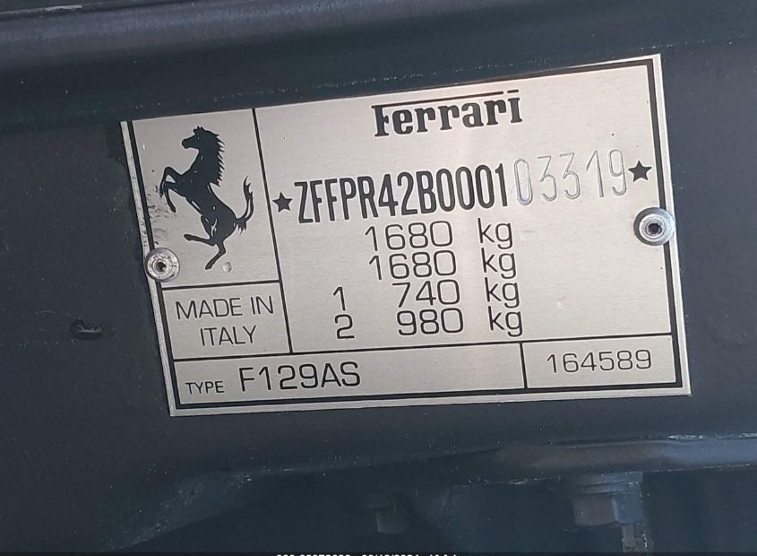 1996 FERRARI F355 GTS for Sale