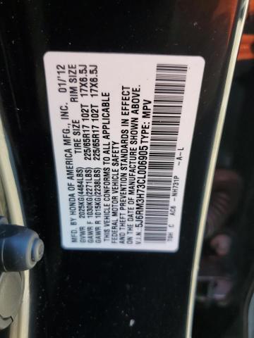 2012 HONDA CR-V EXL for Sale