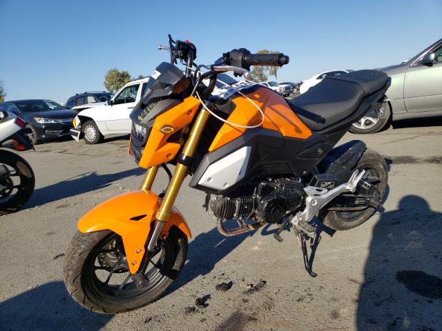 Salvage Motorcycle Honda Grom Grom Abs Red For Sale In Martinez Ca Online Auction Mlhjc7515l559