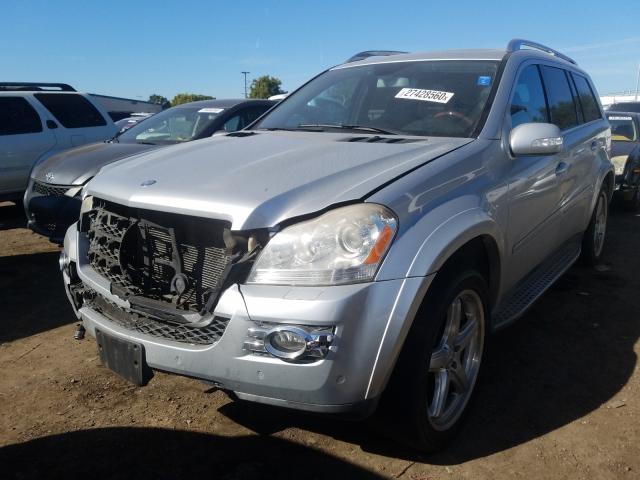 Salvage Car Mercedes-Benz Gl-Class 2008 Silver for sale in SAN DIEGO CA online auction ...