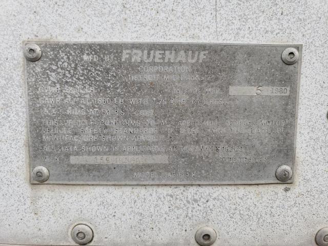 1980 FRUEHAUF TRAILER for Sale