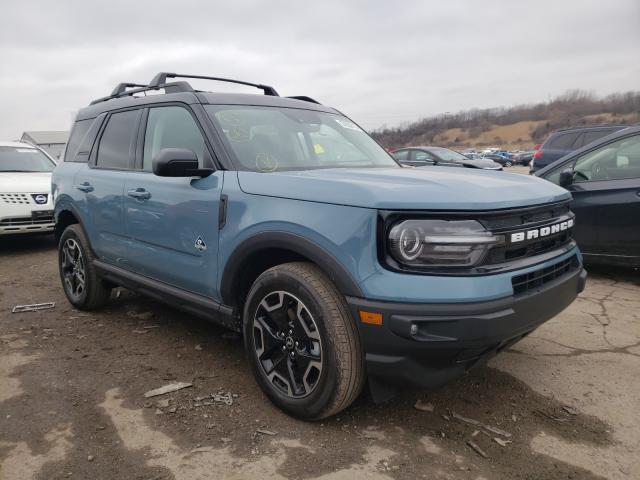 Auction Ended: Salvage Car Ford Bronco Sport 2021 Blue is Sold in ...