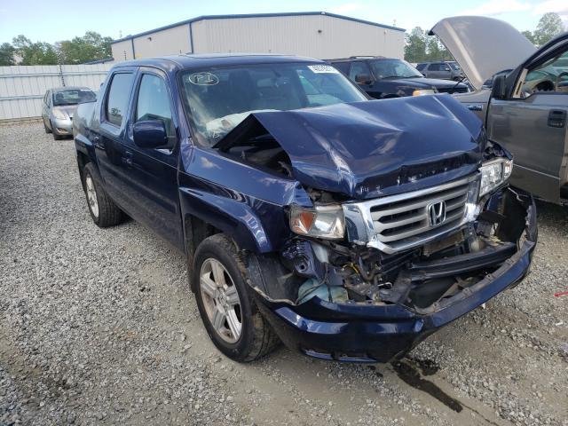 Salvage Car Honda Ridgeline 2014 Blue For Sale In Spartanburg Sc Online Auction 5fpyk1f55eb002526