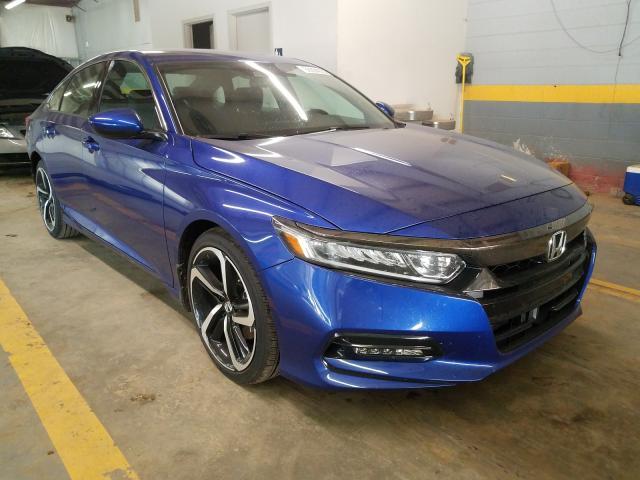 Auction Ended Salvage Car Honda Accord 2020 Blue Is Sold In Mocksville Nc Vin 1hgcv1f35la106322