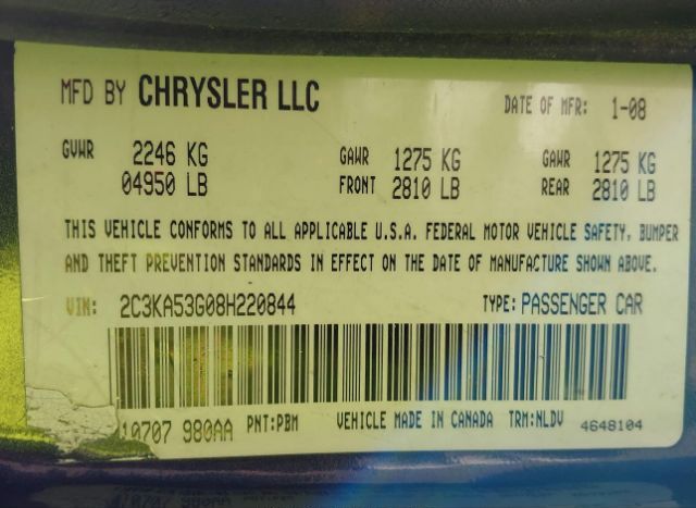 2008 CHRYSLER 300 for Sale