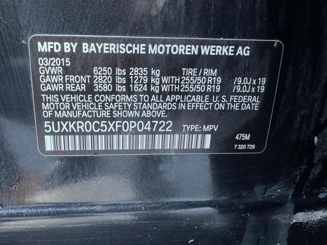 2015 BMW X5 XDRIVE35I for Sale