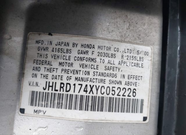 2000 HONDA CR-V for Sale