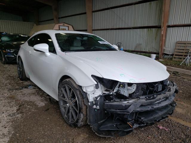 Salvage Car Lexus Rc 350 15 White For Sale In Houston Tx Online Auction Jthhe5bc2f