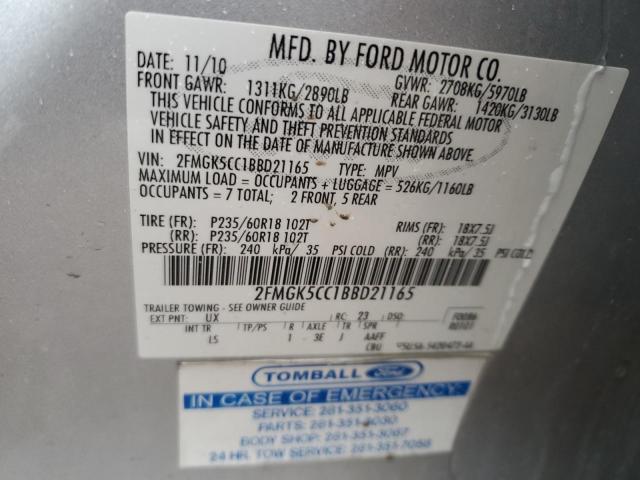 2011 FORD FLEX SEL for Sale