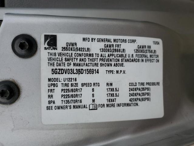 2005 SATURN RELAY 2 for Sale