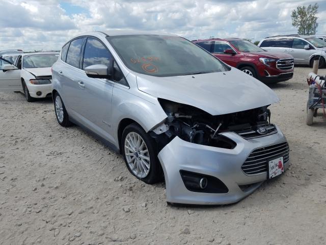 Used Car Ford C Max Hybrid 13 Silver For Sale In Kansas City Ks Online Auction 1fadp5bu6dl