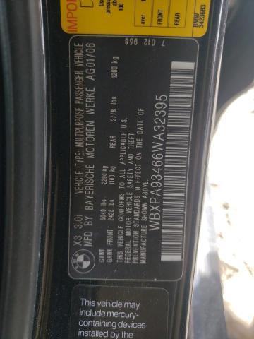 2006 BMW X3 3.0I for Sale