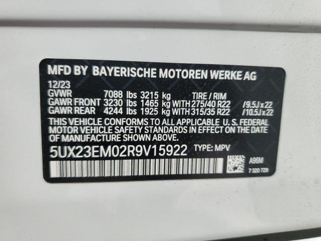 2024 BMW X7 XDRIVE40I for Sale