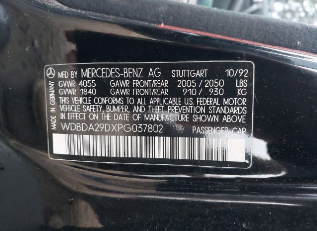 1993 MERCEDES-BENZ 190 for Sale