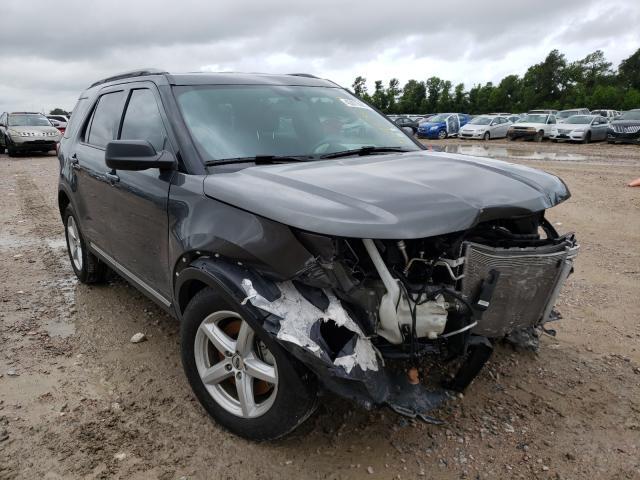 Salvage Car Ford Explorer 18 Gray For Sale In Houston Tx Online Auction 1fm5k7d8xjga124