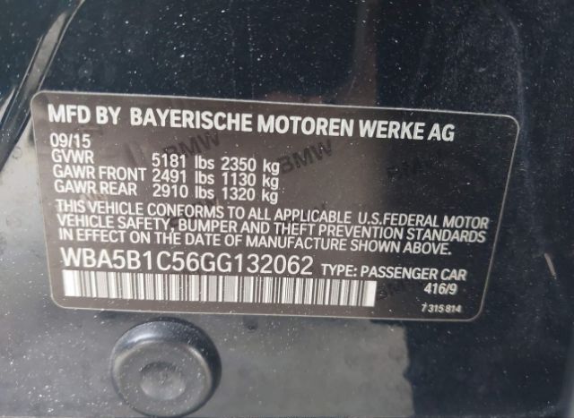 2016 BMW 535I for Sale