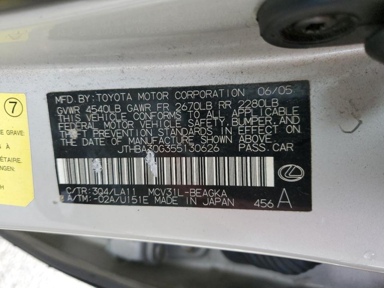 Lexus Es 330 for Sale