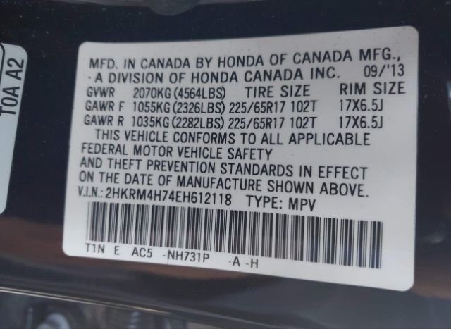 2014 HONDA CR-V for Sale
