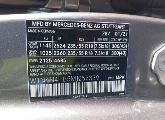 2021 MERCEDES-BENZ GLA 250 for Sale