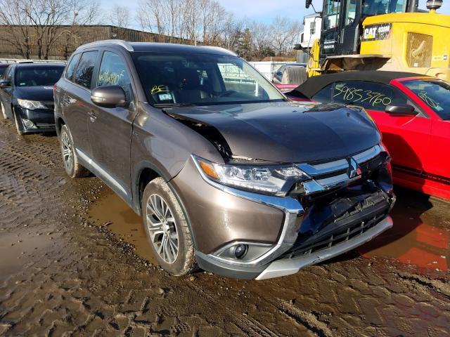 Auction Ended: Salvage Car Mitsubishi Outlander 2016 Brown is Sold in ...