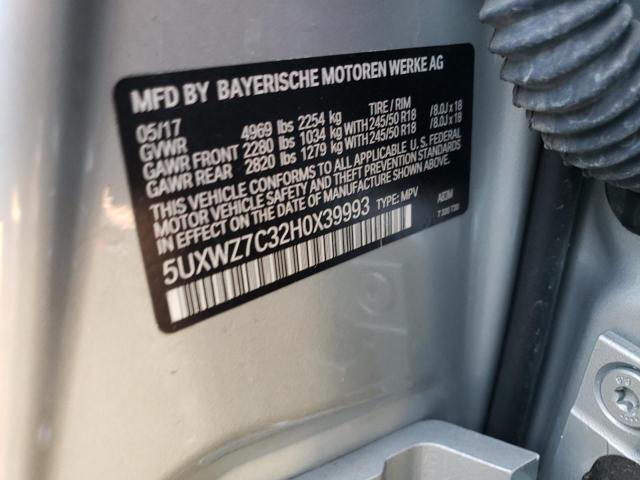 2017 BMW X3 SDRIVE28I for Sale