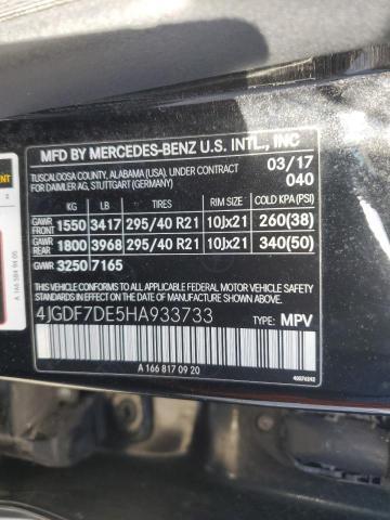 2017 MERCEDES-BENZ GLS 550 4MATIC for Sale