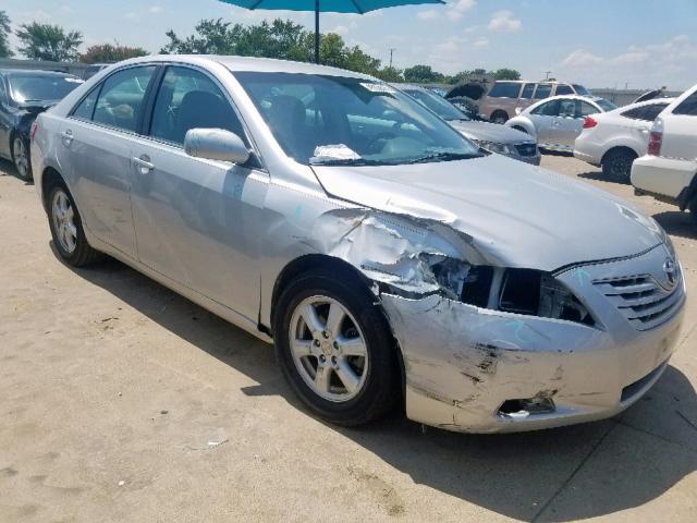 Salvage Car Toyota Camry 2007 Silver For Sale In Wilmer Tx