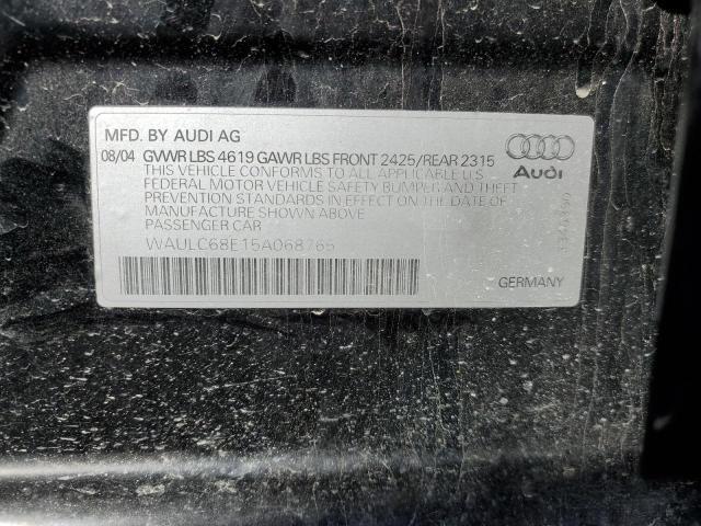 2005 AUDI A4 1.8T QUATTRO for Sale
