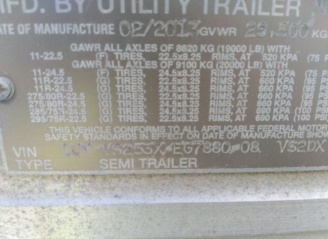 Utility 53  Dry Van Trailer for Sale