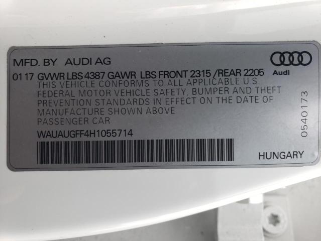 2017 AUDI A3 PREMIUM for Sale