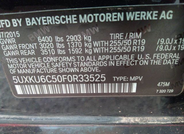 2015 BMW X6 for Sale